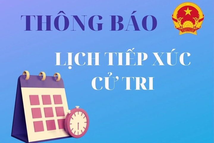 Thông báo tổ chức tiếp xúc cử tri sau kỳ họp thường lệ cuối năm 2025 (kỳ họp thứ Năm), Hội đồng nhân dân phường khóa I, nhiệm kỳ 2021-2026